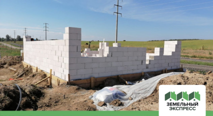 Строительство въездной группы в поселке «Династия»